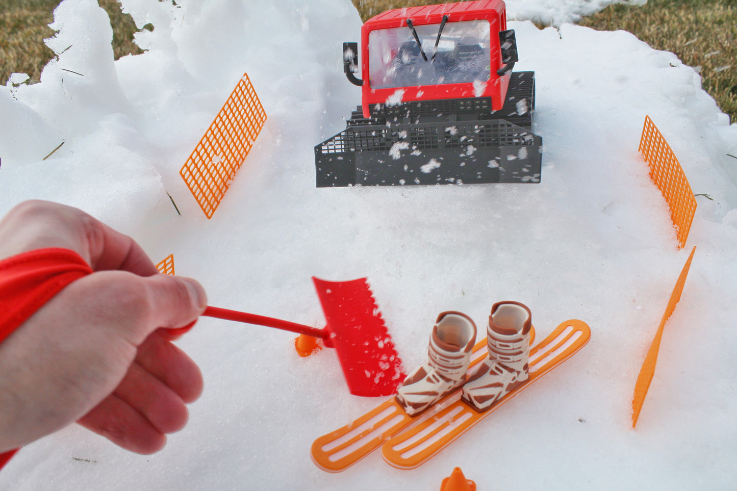 Orange Dream - Dual Mag Finger Skis