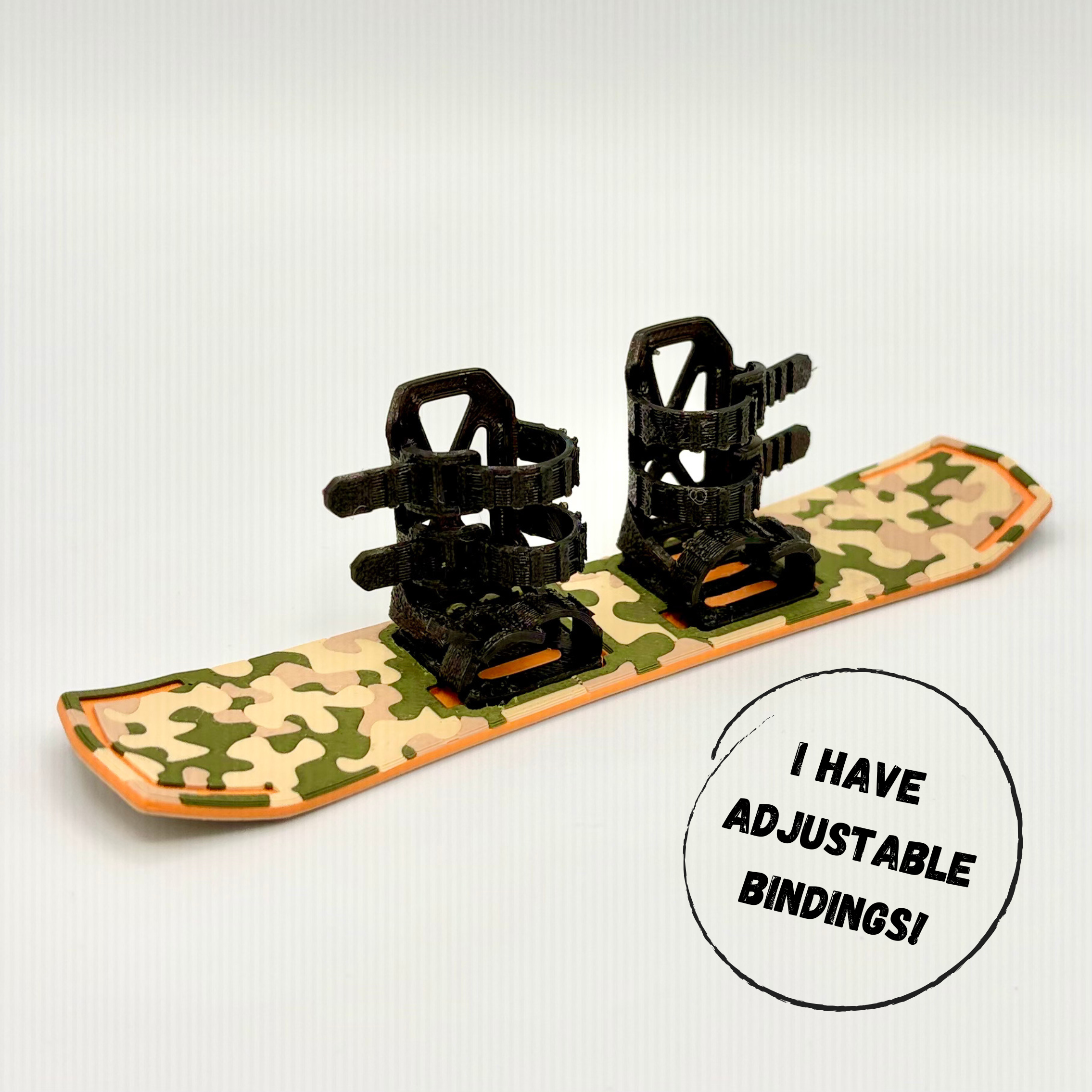 Camo Nation - Finger Snowboard – LIL BROSKIS