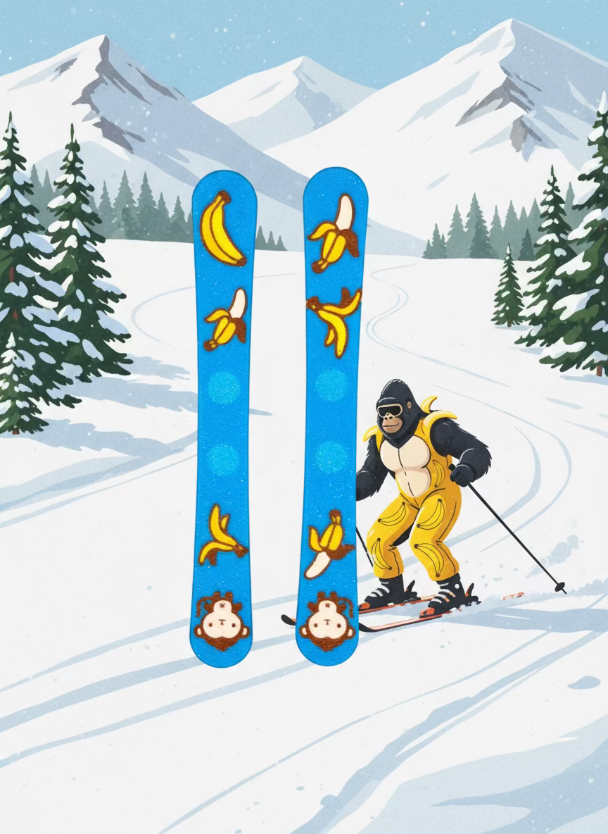 Monkey - Dual Mag Finger Skis