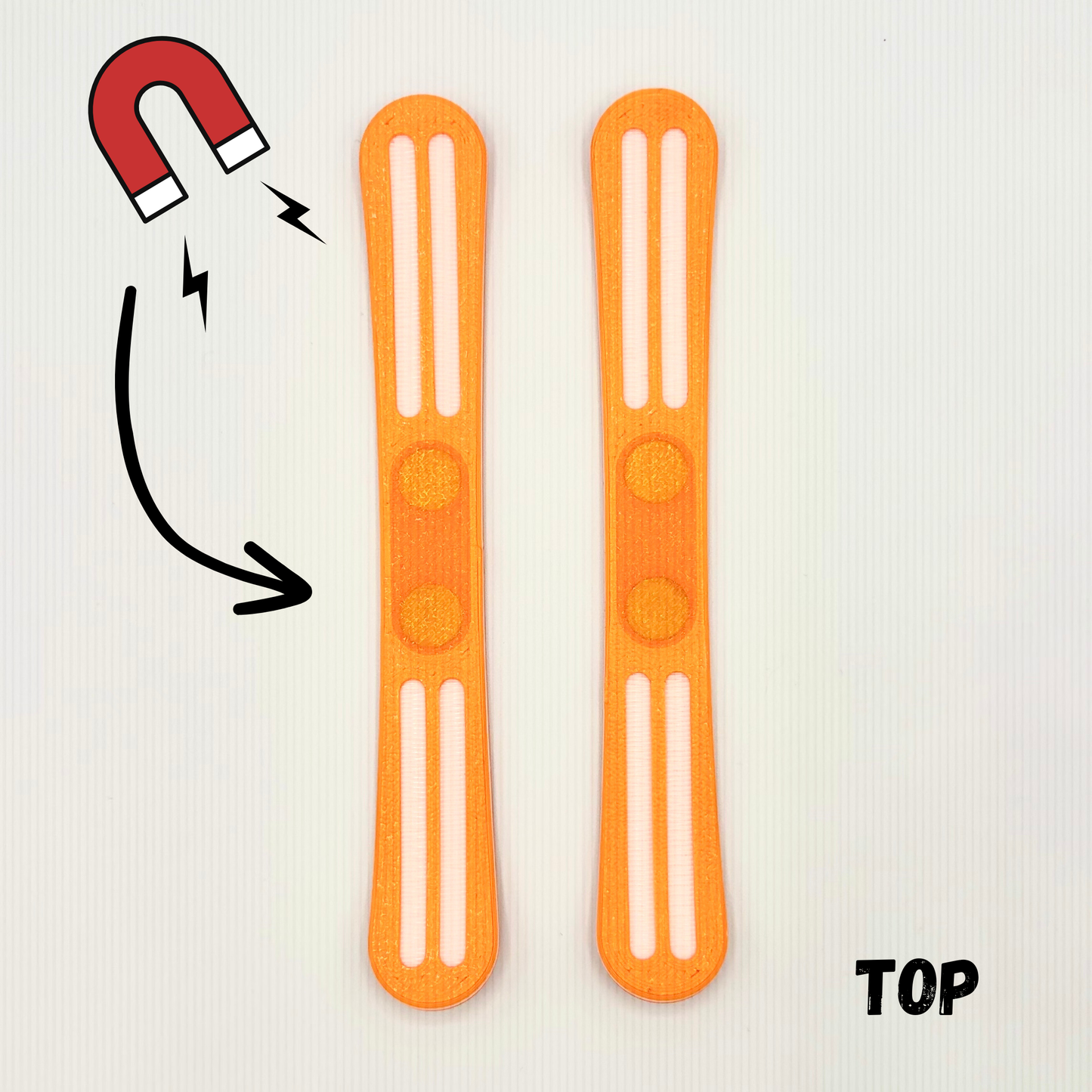 Orange Dream - Dual Mag Finger Skis