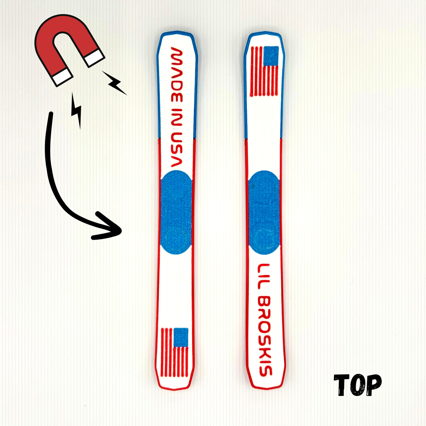 Lunar Landing - Dual Mag Finger Skis