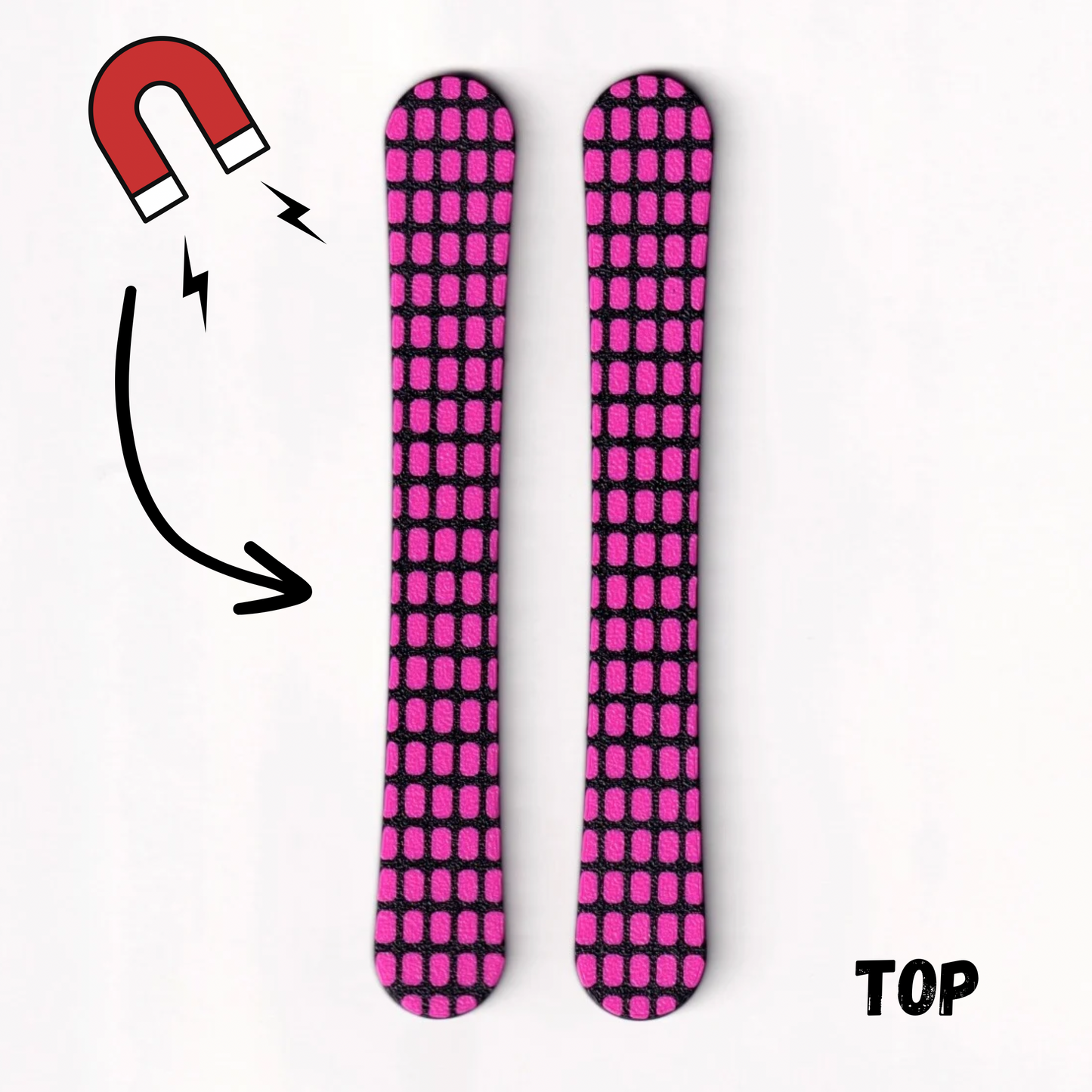 Magenta Grid - Dual Mag Finger Skis
