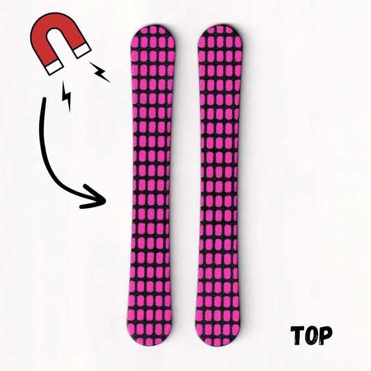 Magenta Grid - Dual Mag Finger Skis