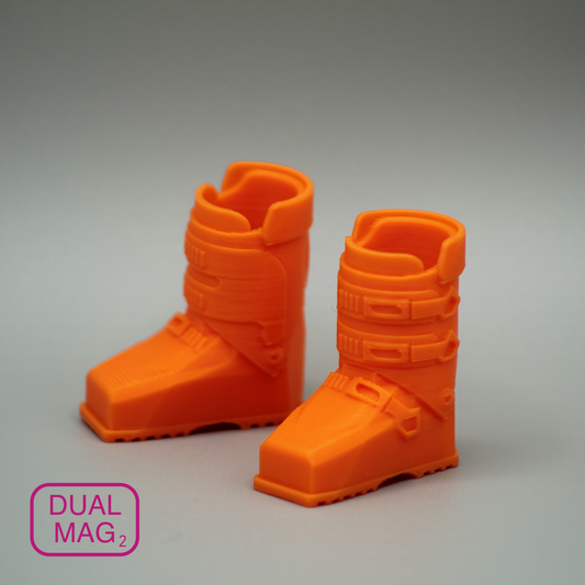 Orange - Dual Mag Finger Boots