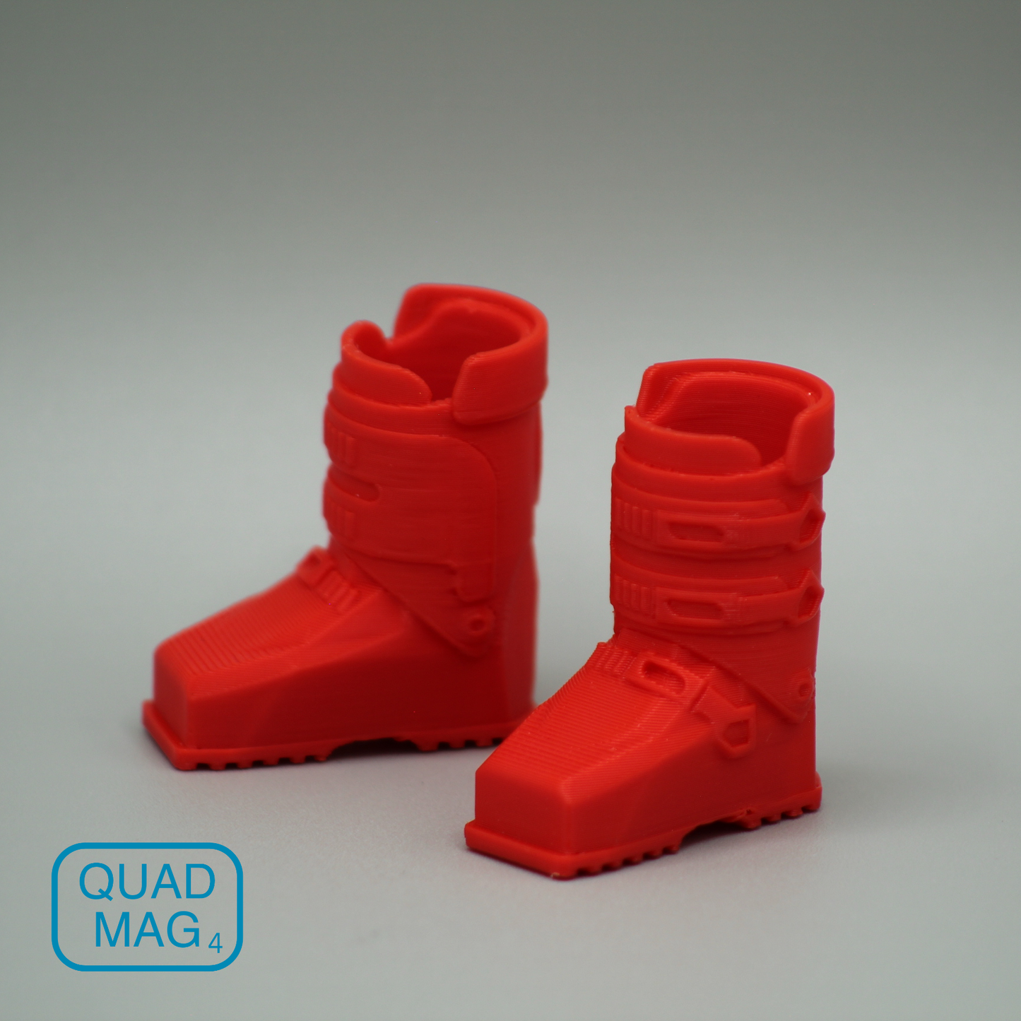 Red - Quad Mag Finger Boots