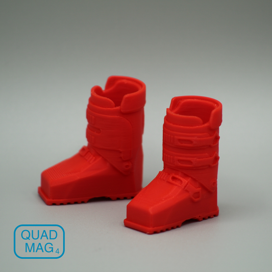 Red - Quad Mag Finger Boots