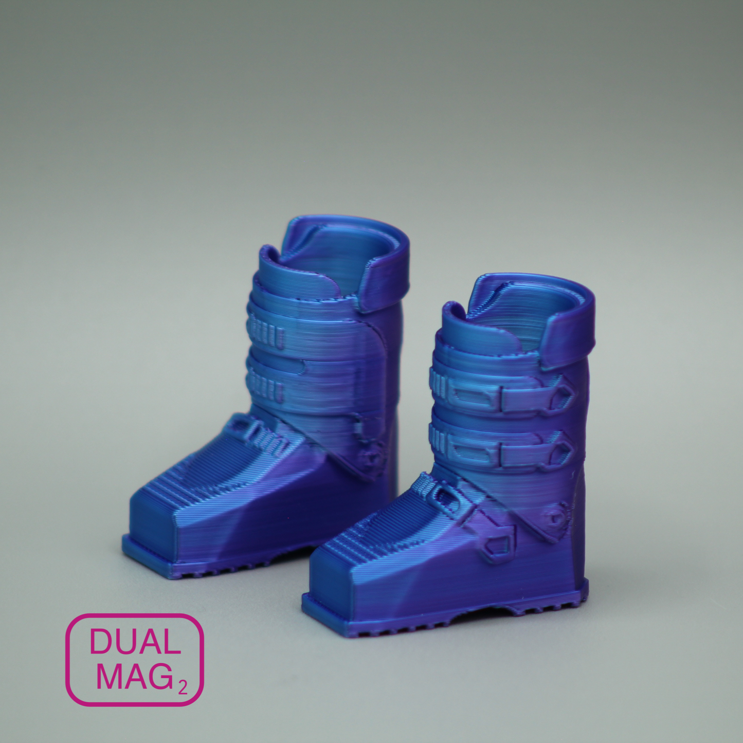 Shimmer Blue - Dual Mag Finger Boots