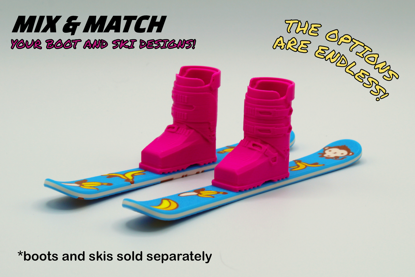 Monkey - Magnetic Finger Skis