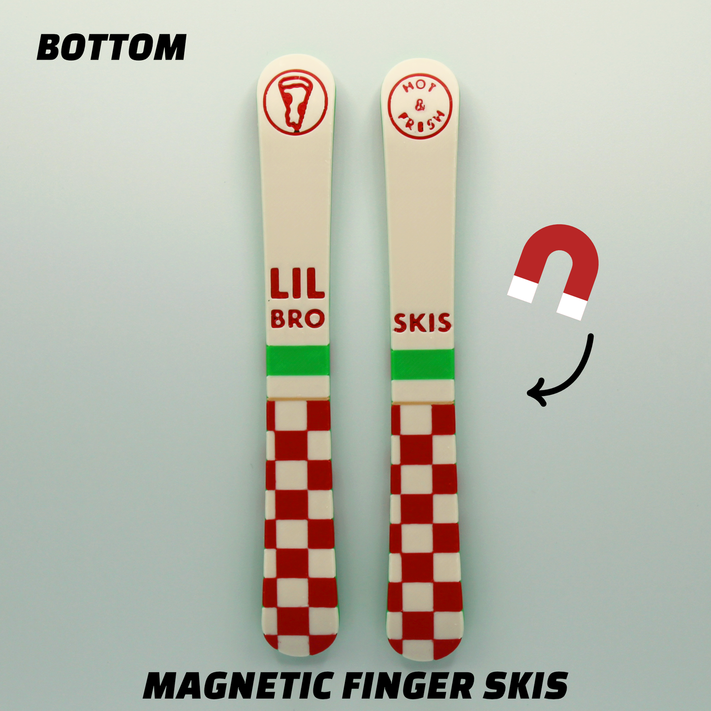 Pizza - Magnetic Finger Skis