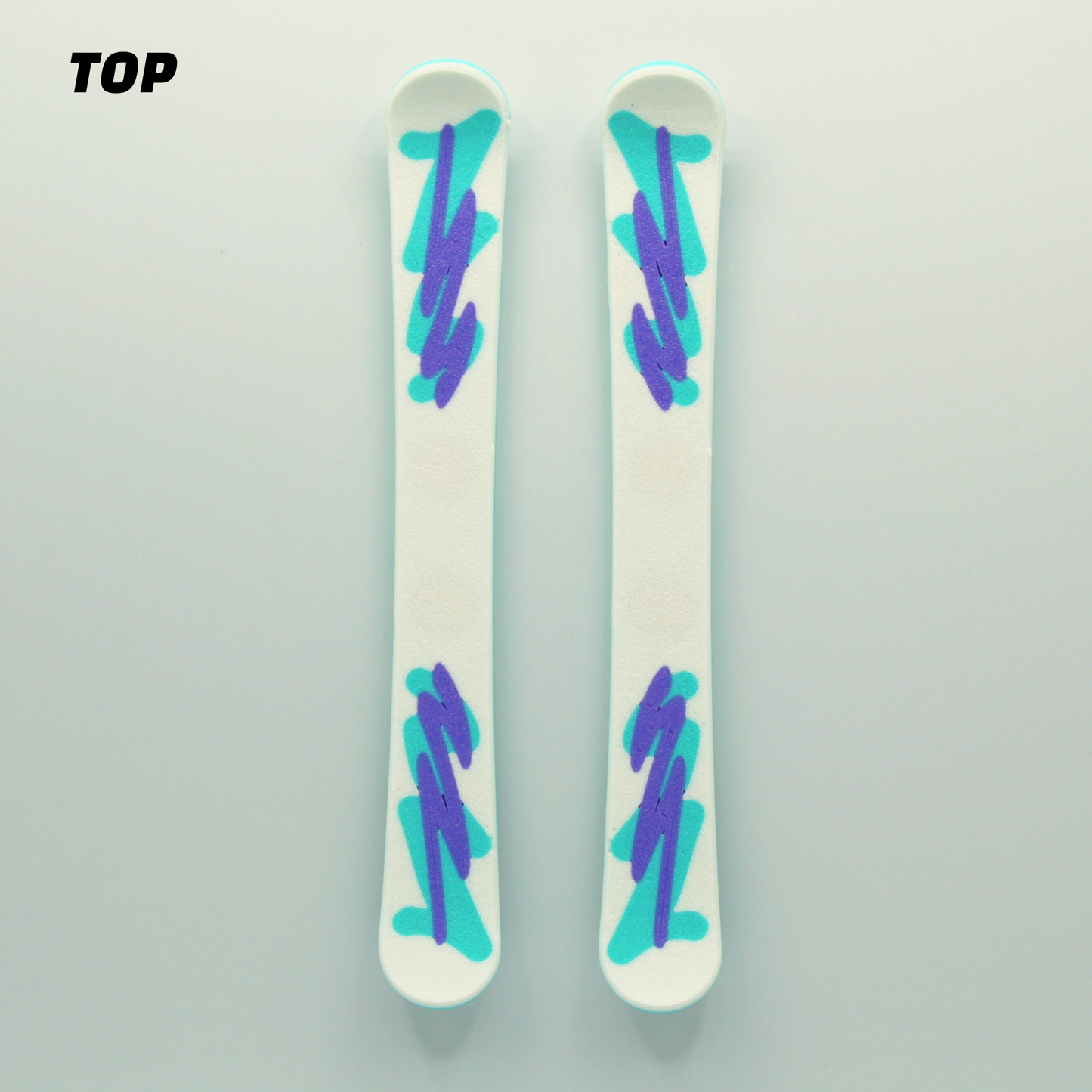 Retro Squiggle - Magnetic Finger Skis